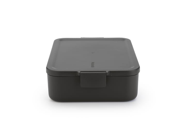 Caja para almuerzo Make & Take grande 2 L - gris oscuro - Brabantia