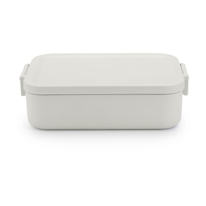 Caja para almuerzo Make & Take mediana 1,1 L - gris claro - Brabantia