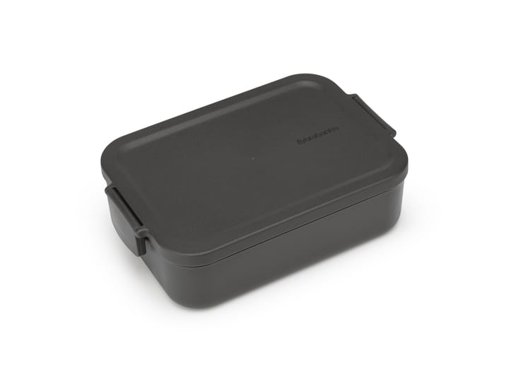 Caja para almuerzo Make & Take mediana 1,1 L, gris oscuro Brabantia