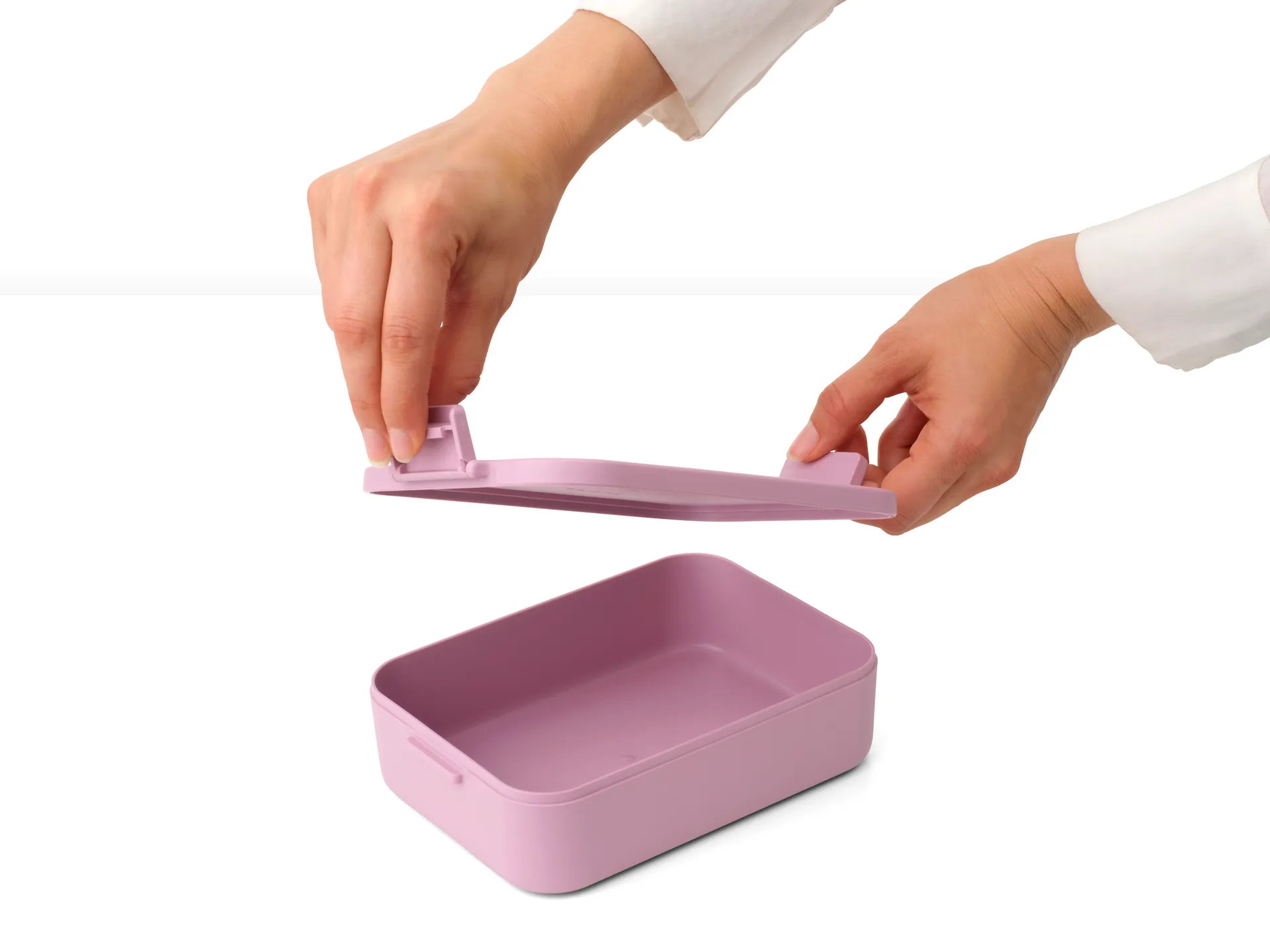 Caja para almuerzo Make & Take mediana 1,1 L, Lila Pink Brabantia