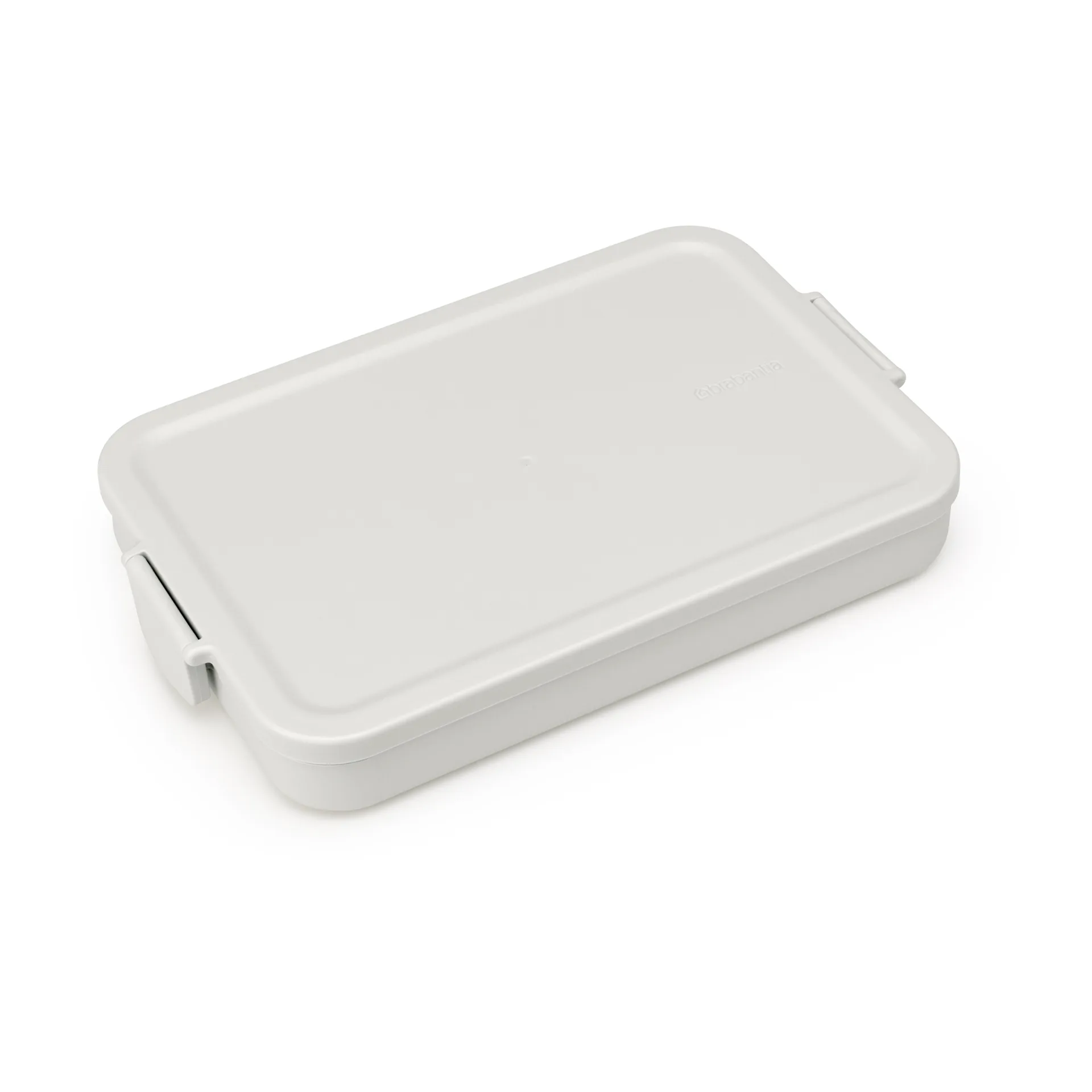 Caja para almuerzo Make & Take plana, 1,1 L, gris claro Brabantia