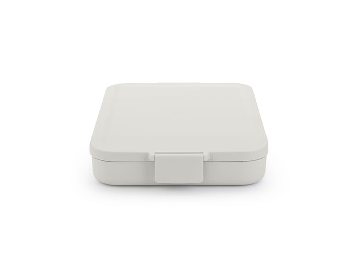 Caja para almuerzo Make & Take plana, 1,1 L, gris claro Brabantia