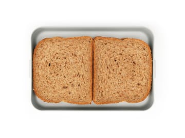 Caja para almuerzo Make & Take plana, 1,1 L - gris claro - Brabantia