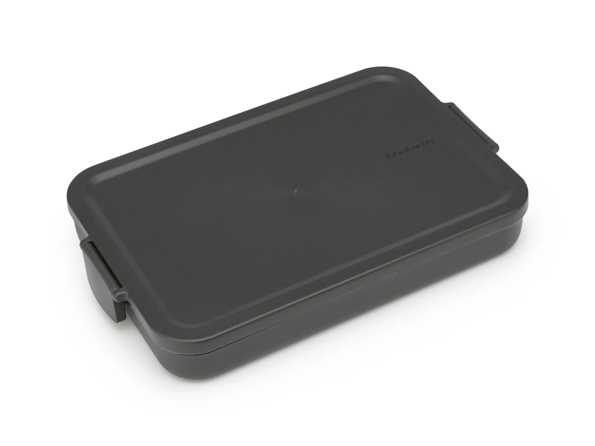 Caja para almuerzo Make & Take plana, 1,1 L, gris oscuro Brabantia