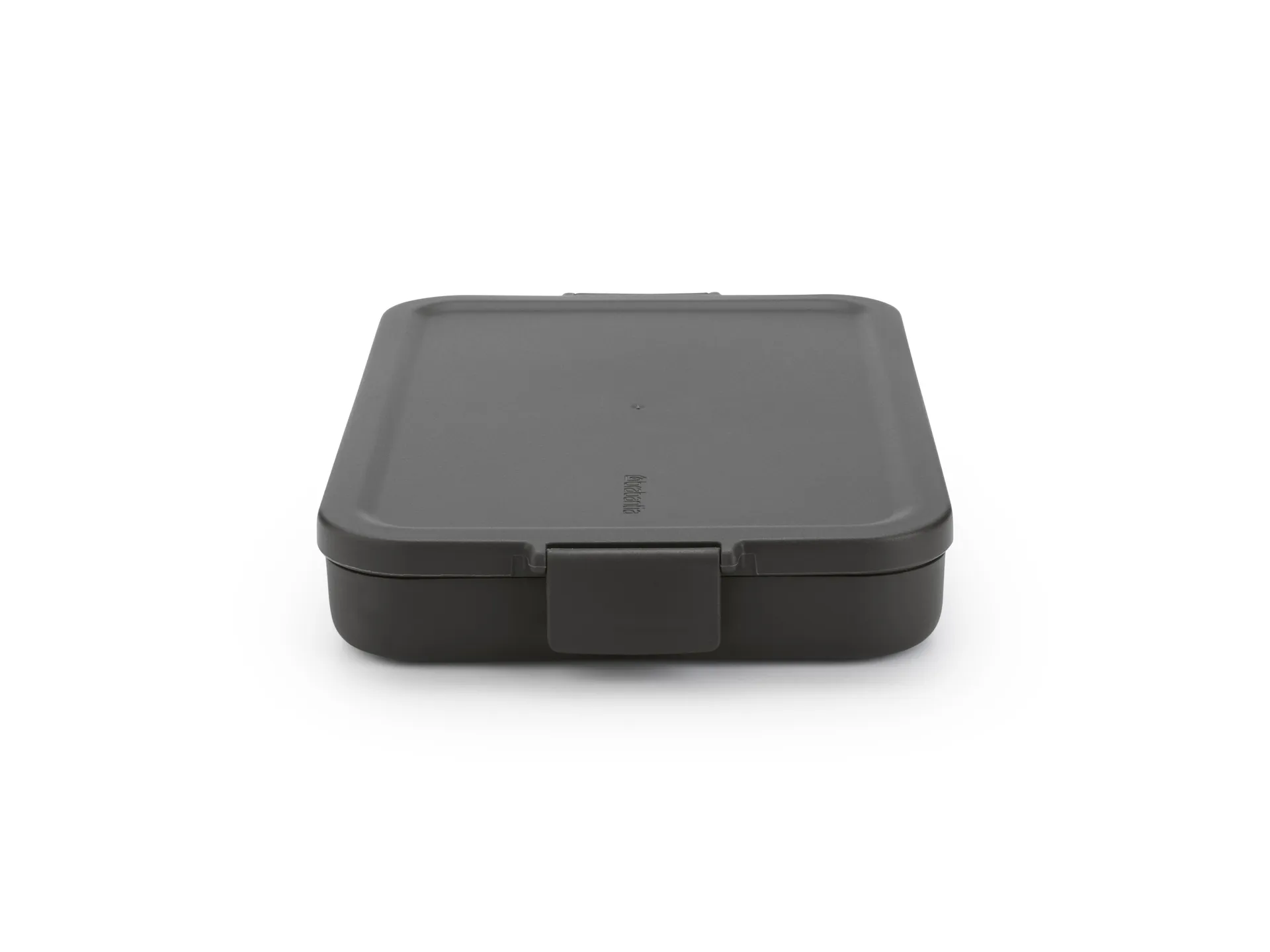 Caja para almuerzo Make & Take plana, 1,1 L, gris oscuro Brabantia