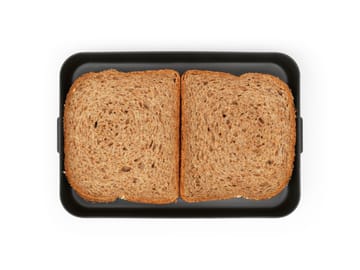 Caja para almuerzo Make & Take plana, 1,1 L - gris oscuro - Brabantia