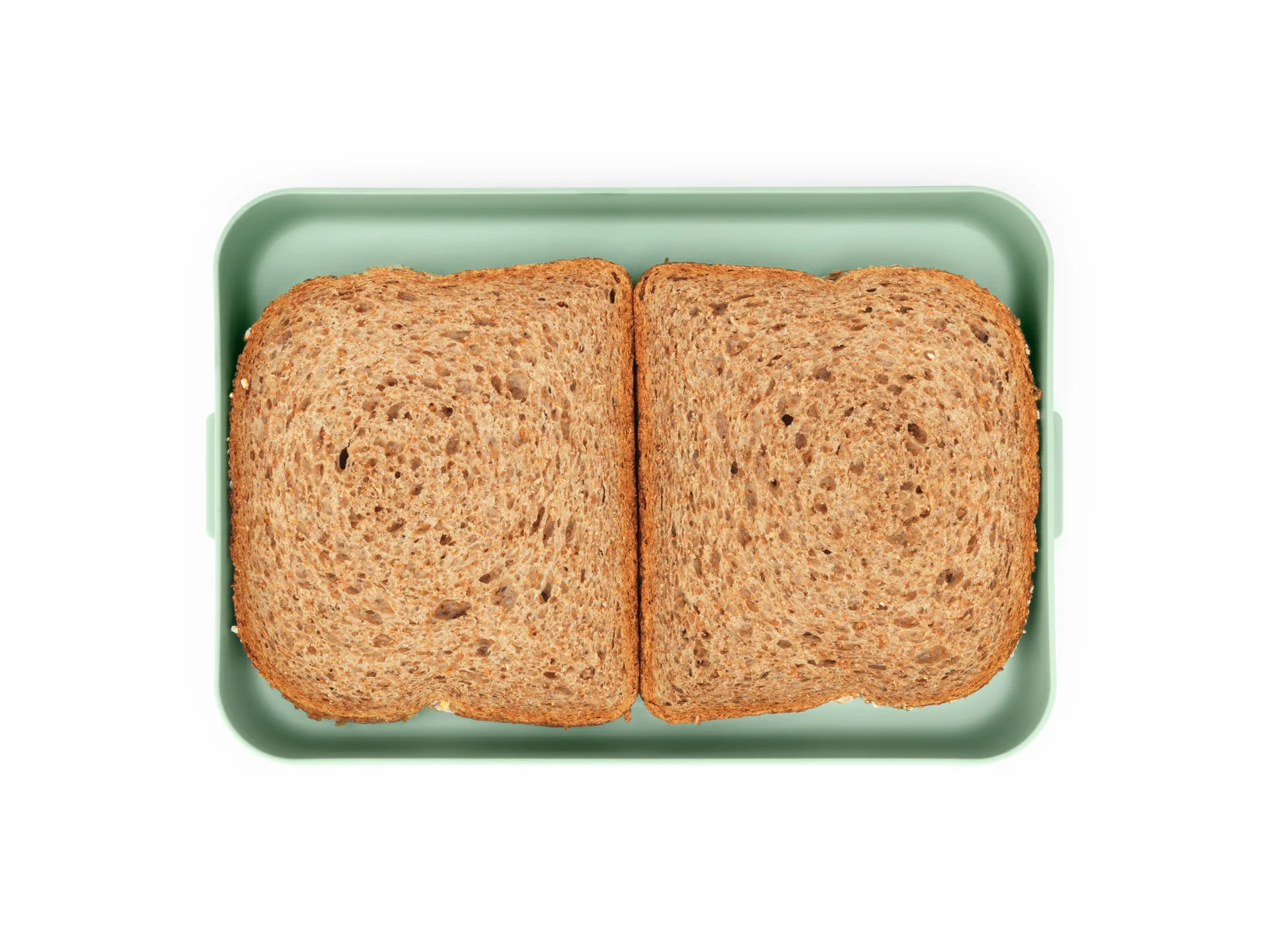 Caja para almuerzo Make & Take plana, 1,1 L, Jade Green Brabantia