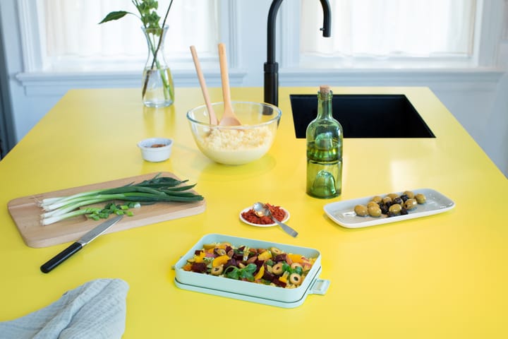 Caja para almuerzo Make & Take plana, 1,1 L, Jade Green Brabantia