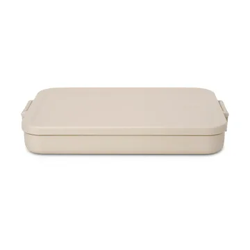 Caja para almuerzo Make & Take plana, 1,1 L - Soft Beige - Brabantia