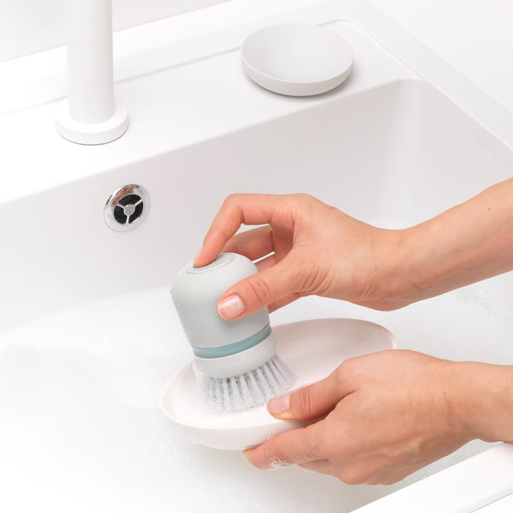Cepillo para platos con dispensador Brabantia, gris claro Brabantia