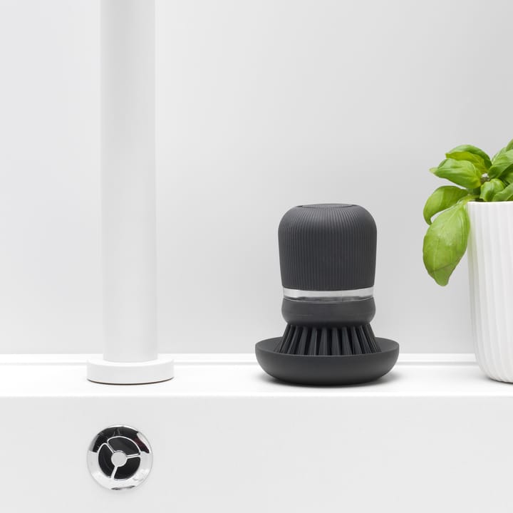 Cepillo para platos con dispensador Brabantia, gris oscuro Brabantia