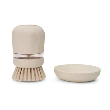 Cepillo para platos con dispensador Brabantia - Soft beige - Brabantia