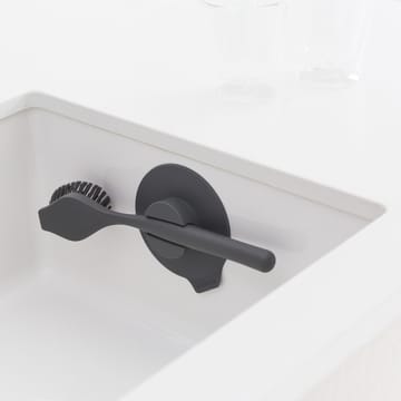 Cepillo para platos con soporte con ventosa Brabantia - gris oscuro - Brabantia