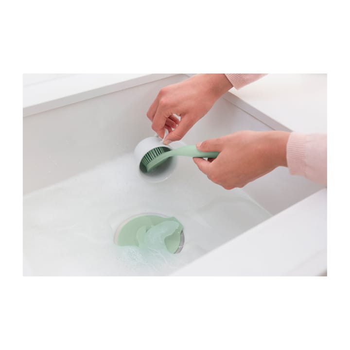 Cepillo para platos con soporte con ventosa Brabantia, Jade green Brabantia