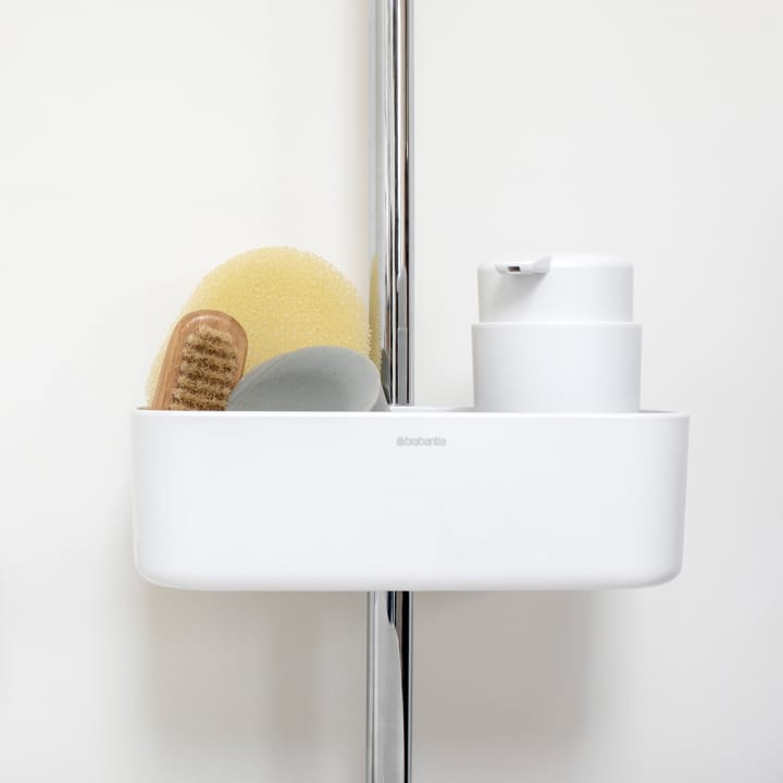 Cesta para ducha ReNew, blanco Brabantia