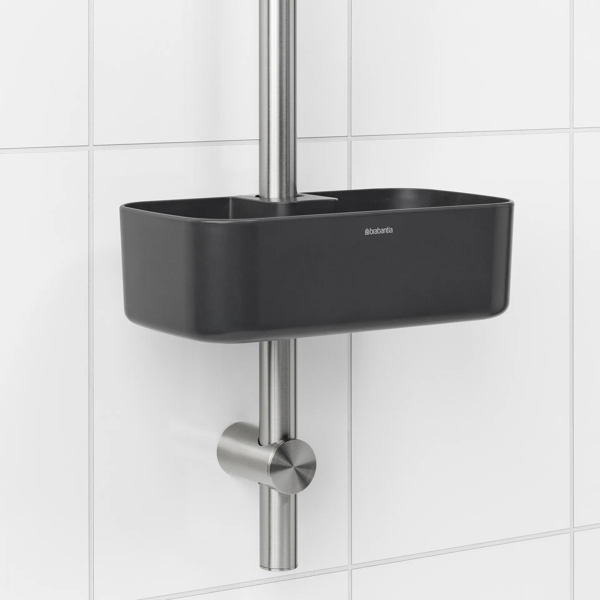 Cesta para ducha ReNew, gris oscuro Brabantia