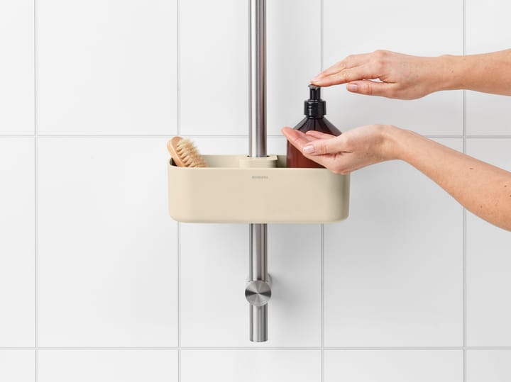 Cesta para ducha ReNew, Soft Beige Brabantia