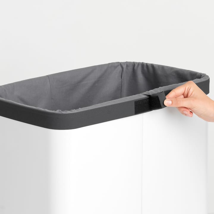Cesto de la ropa Bo 60 L, blanco Brabantia