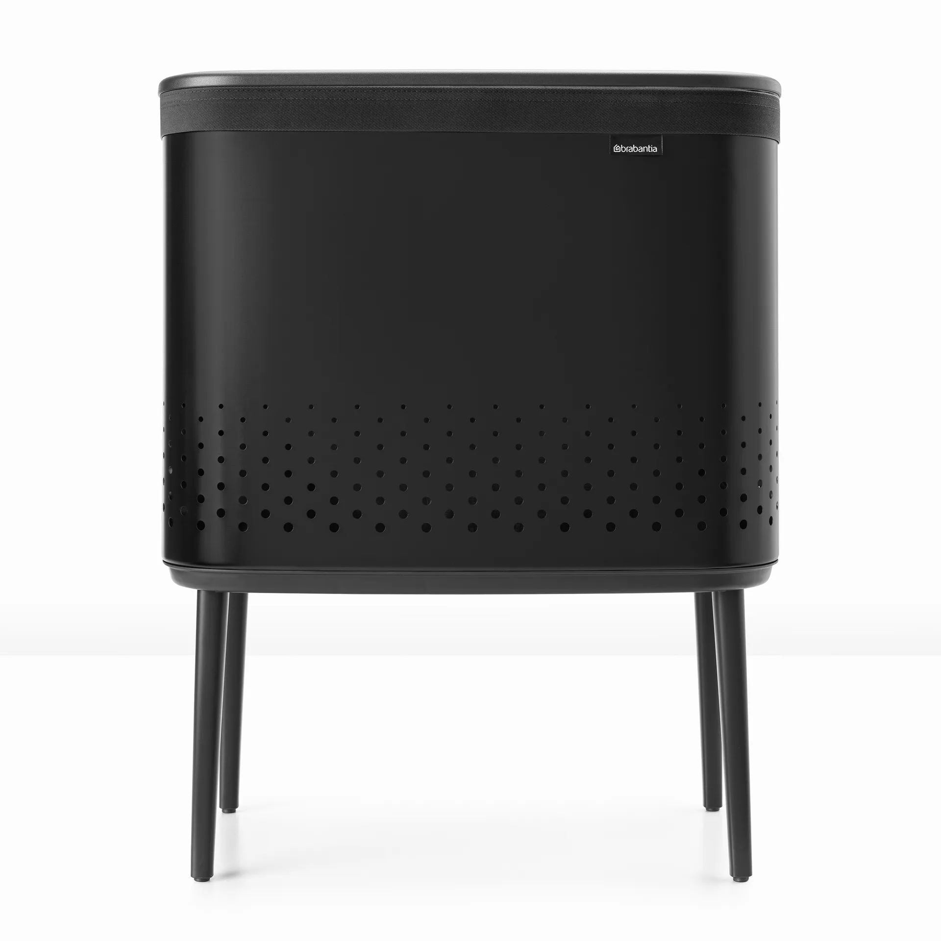 Cesto de la ropa Bo 60 L, negro mate Brabantia