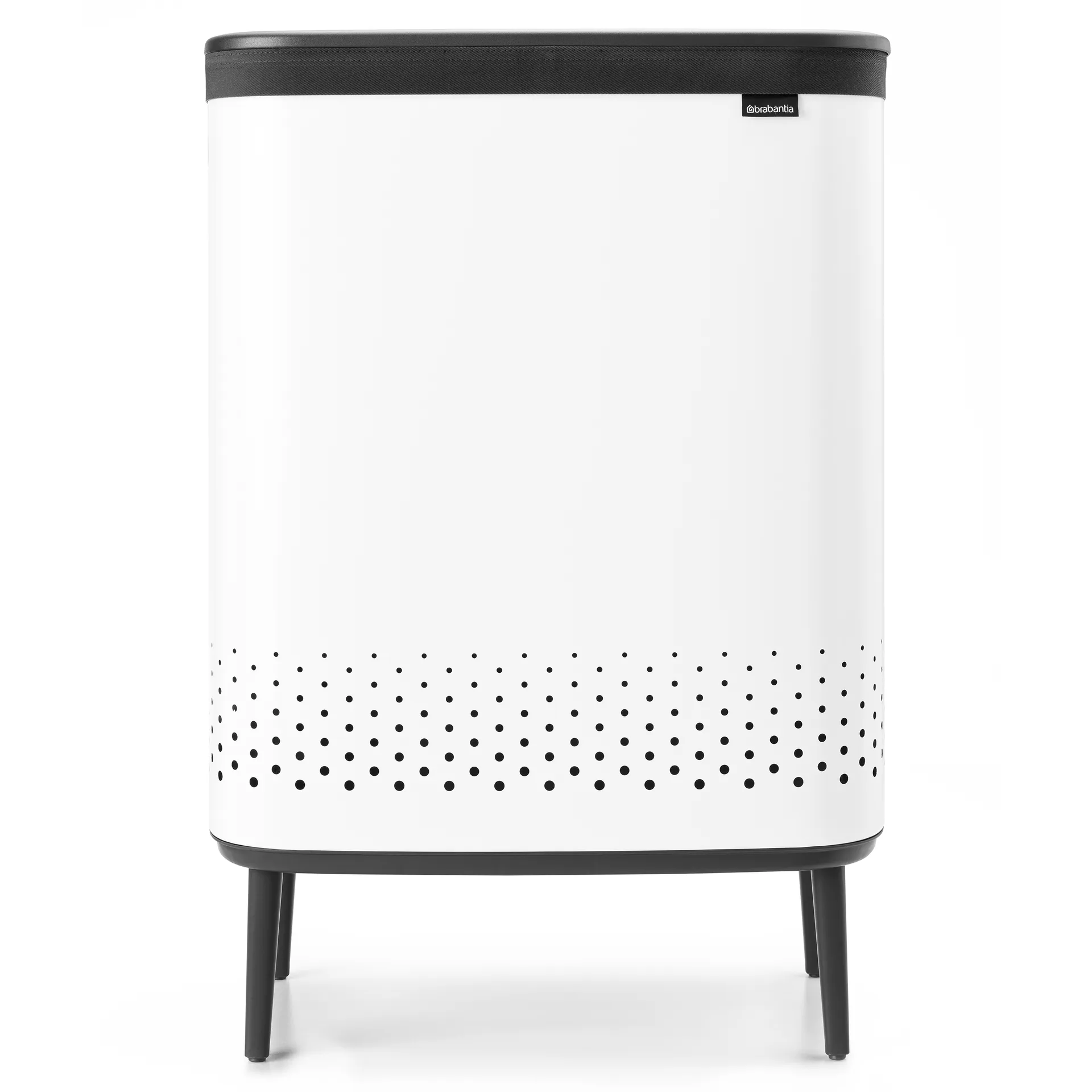 Cesto de la ropa Bo high 2x45 L, blanco Brabantia