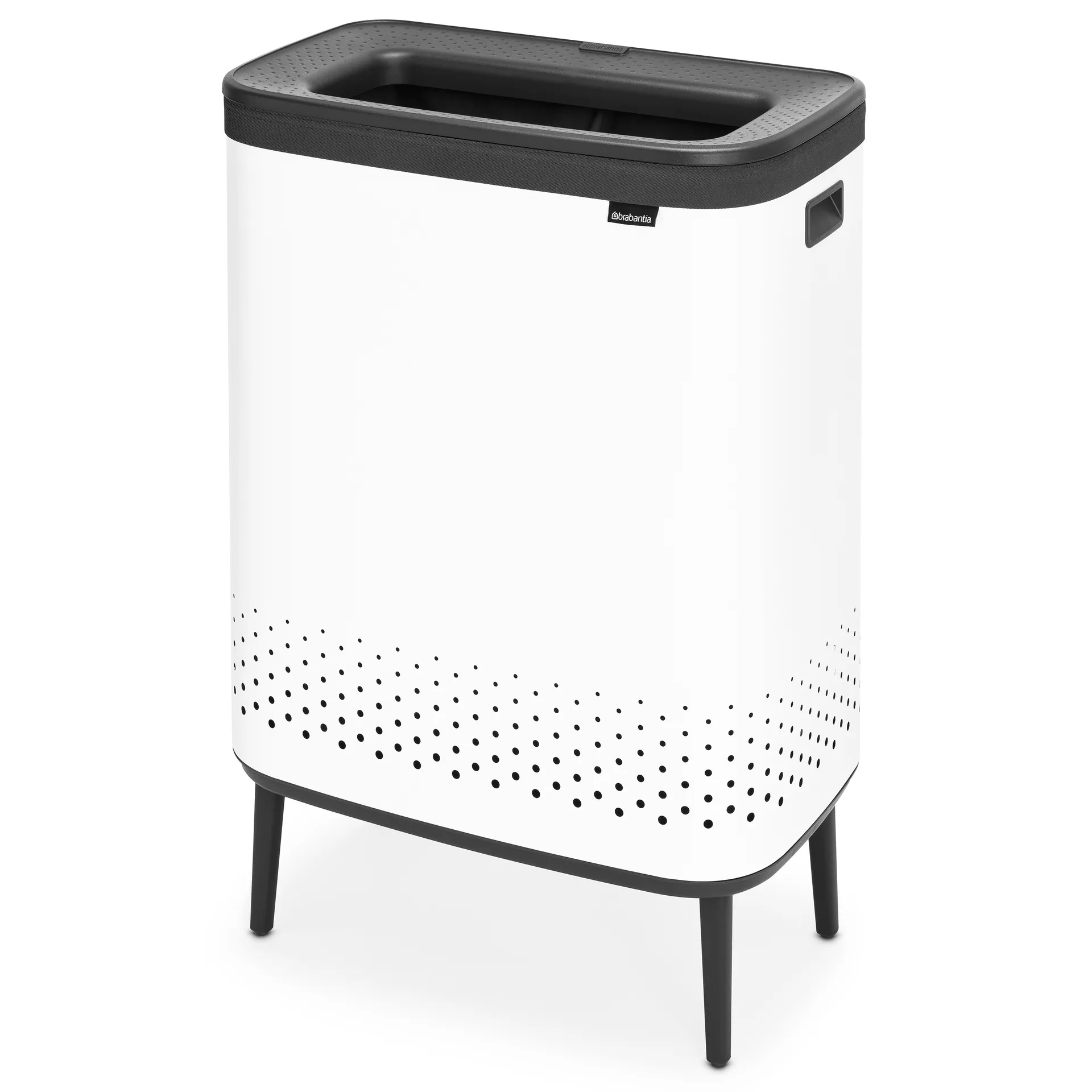 Cesto de la ropa Bo high 2x45 L, blanco Brabantia
