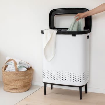 Cesto de la ropa Bo high 2x45 L - blanco - Brabantia