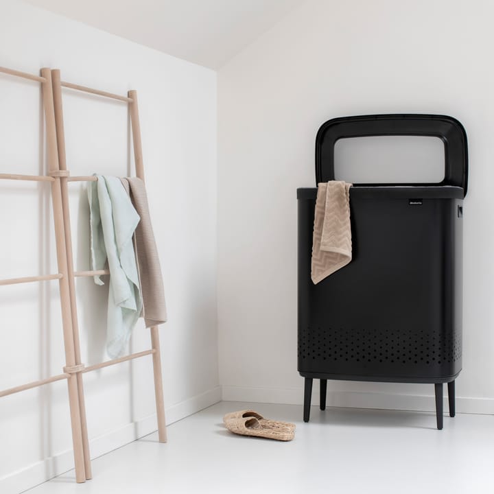 Cesto de la ropa Bo high 2x45 L, negro mate Brabantia