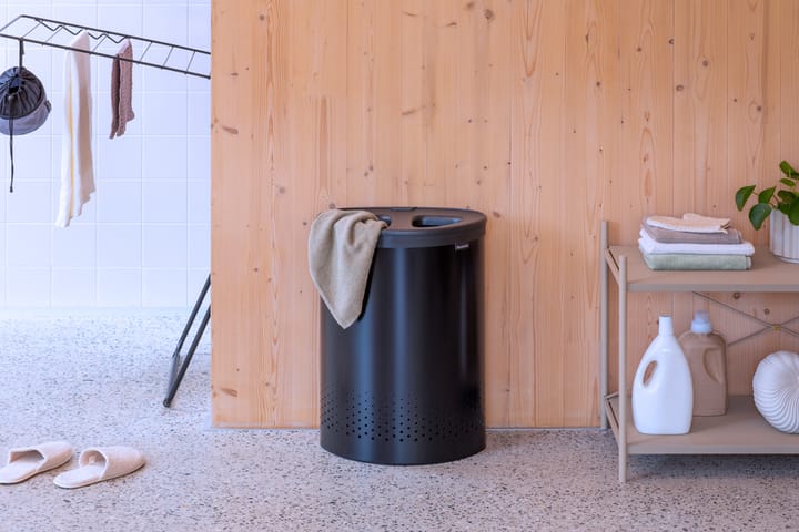 Cesto de lavandería Brabantia selector 55 L - Negro mate - Brabantia