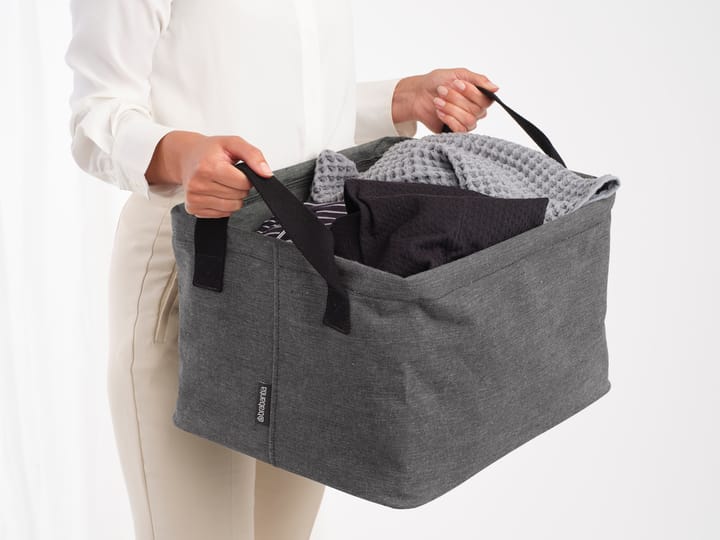 Cesto de ropa plegable Brabantia 35 L - Pepper Black - Brabantia