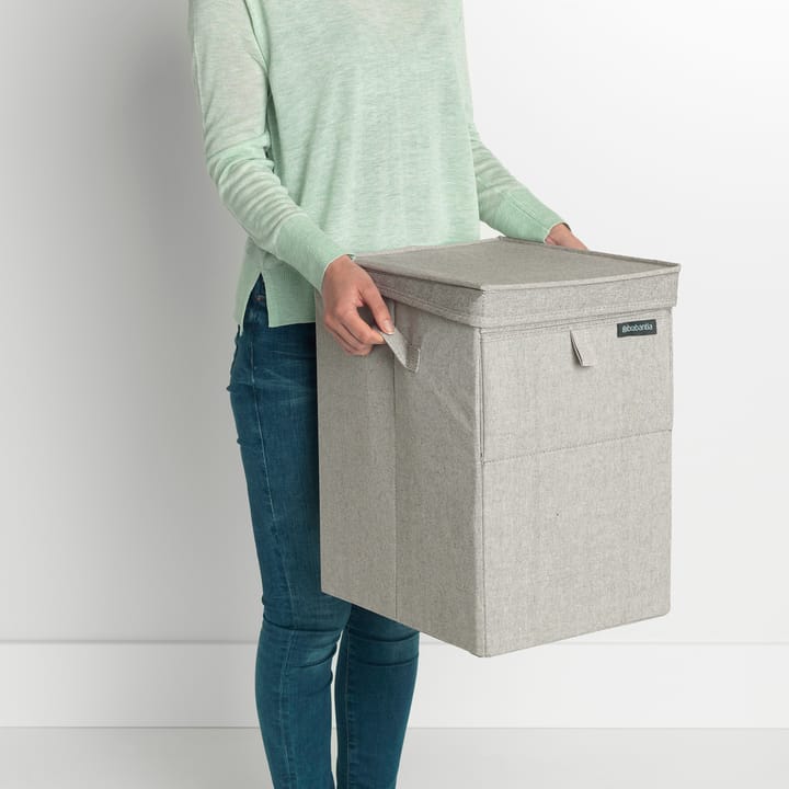 Cesto ropa sucia apilable Brabantia 35L, gris claro Brabantia
