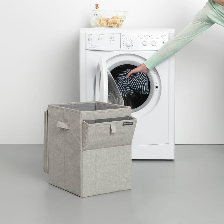Cesto ropa sucia apilable Brabantia 35L, gris claro Brabantia