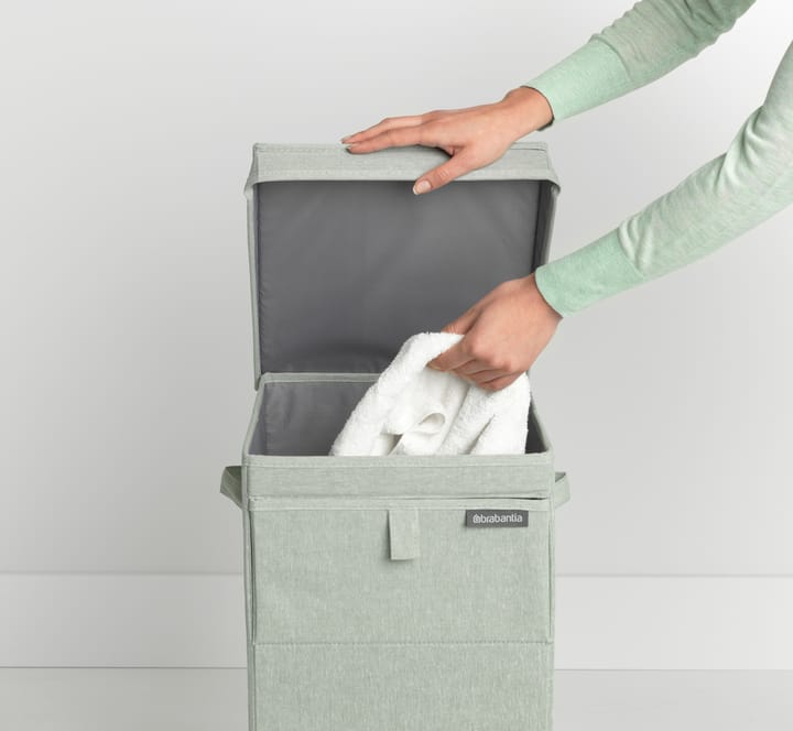 Cesto ropa sucia apilable Brabantia 35L, verde Brabantia