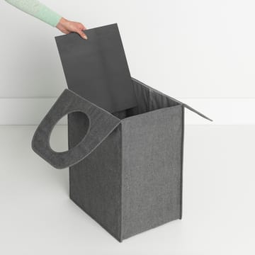 Cesto ropa sucia Brabantia, rectangular 55 L - gris oscuro - Brabantia