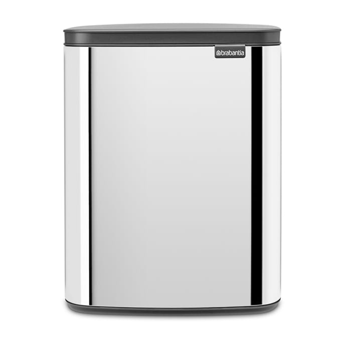 Cubo de basura Bo 12 L - Acero cepillado brillante - Brabantia