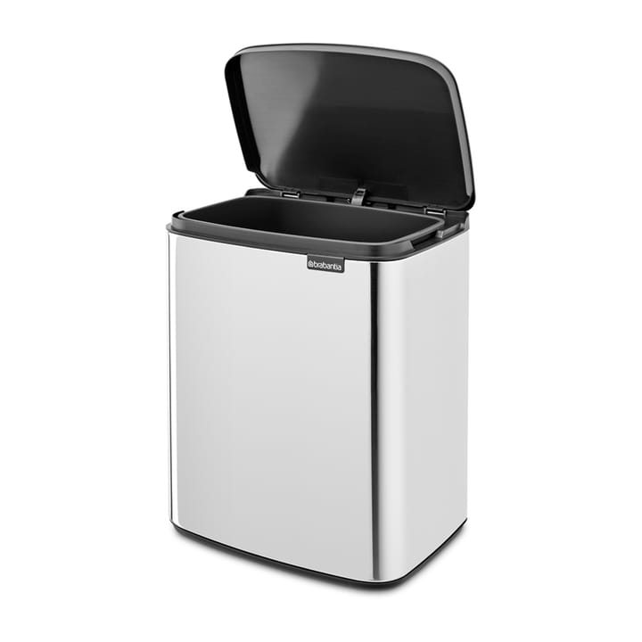 Cubo de basura Bo 12 L - Acero cepillado brillante - Brabantia