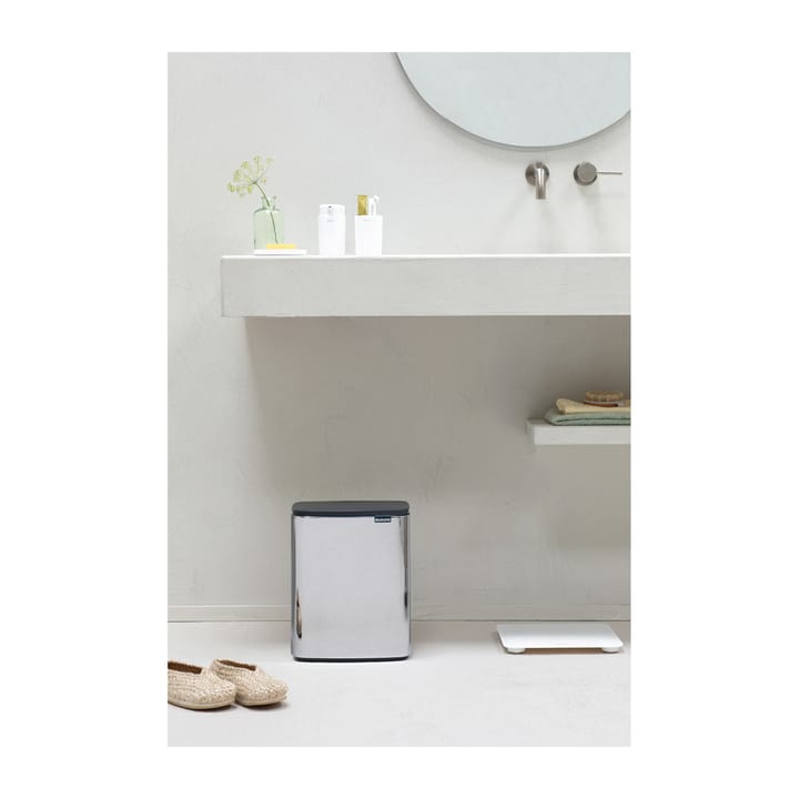 Cubo de basura Bo 12 L, Acero cepillado brillante Brabantia