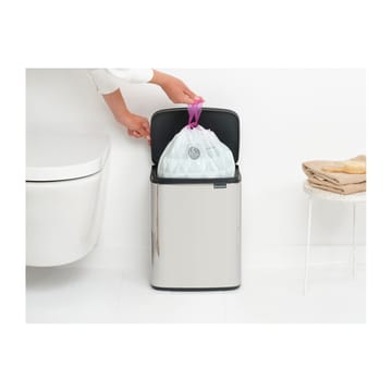 Cubo de basura Bo 12 L - Acero cepillado brillante - Brabantia