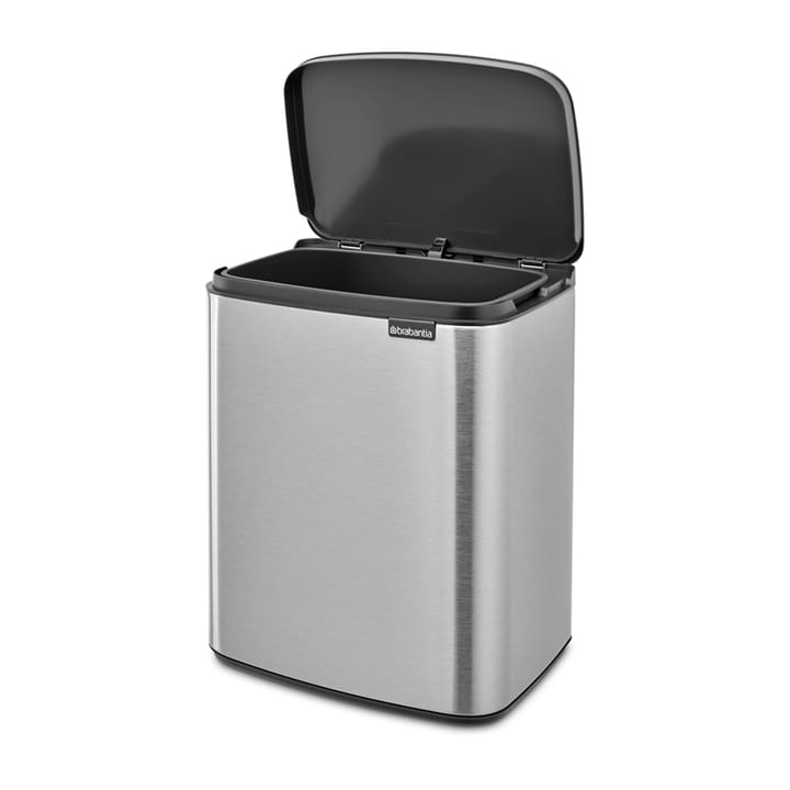 Cubo de basura Bo 12 L, Acero cepillado mate Brabantia