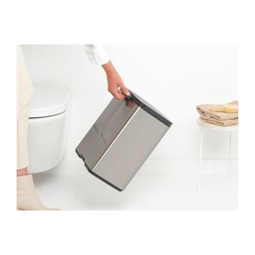 Cubo de basura Bo 12 L - Acero cepillado mate - Brabantia