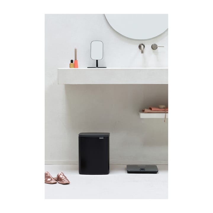 Cubo de basura Bo 12 L, Matte black Brabantia