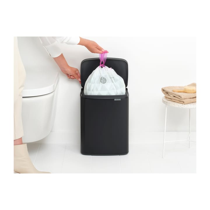 Cubo de basura Bo 12 L, Matte black Brabantia