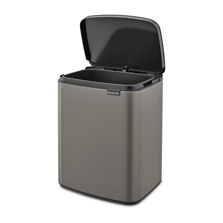 Cubo de basura Bo 12 L, Platinum Brabantia