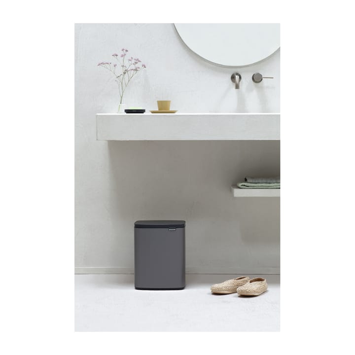 Cubo de basura Bo 12 L, Platinum Brabantia