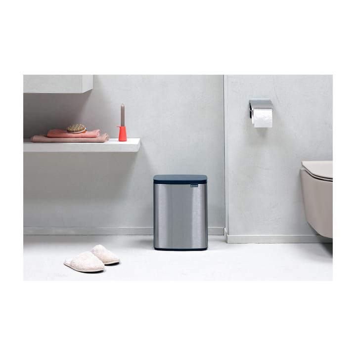 Cubo de basura Bo 7 L, Acero cepillado mate Brabantia