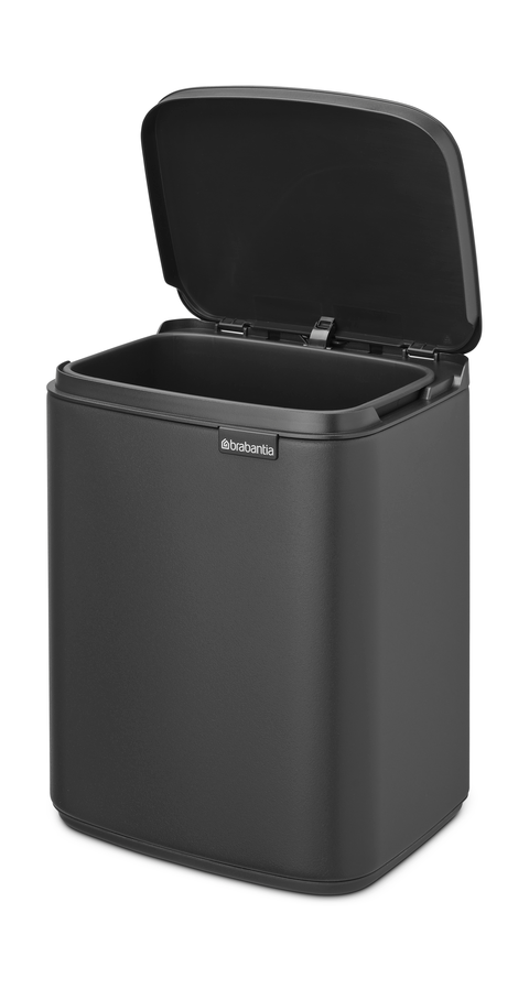 Cubo de basura Bo 7 L, Mineral Infinite Grey Brabantia