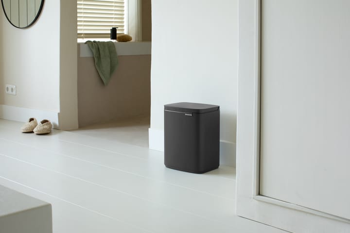 Cubo de basura Bo 7 L, Mineral Infinite Grey Brabantia