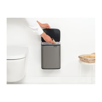 Cubo de basura Bo 7 L - Platinum - Brabantia