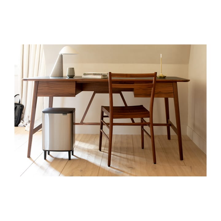 Cubo de basura Bo alto 12 L, Acero cepillado mate Brabantia
