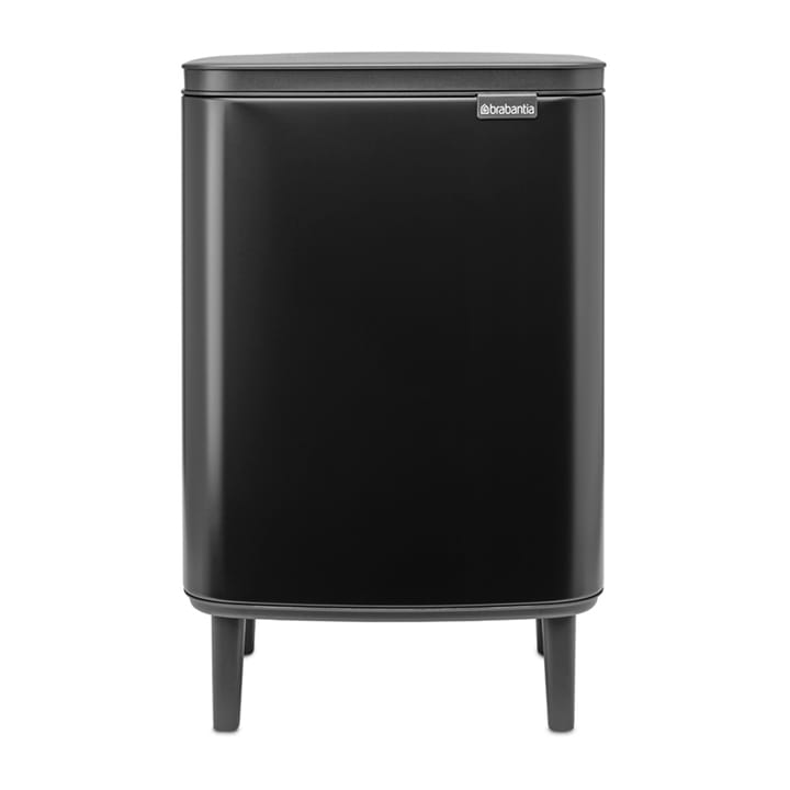 Cubo de basura Bo alto 12 L - Negro mate - Brabantia