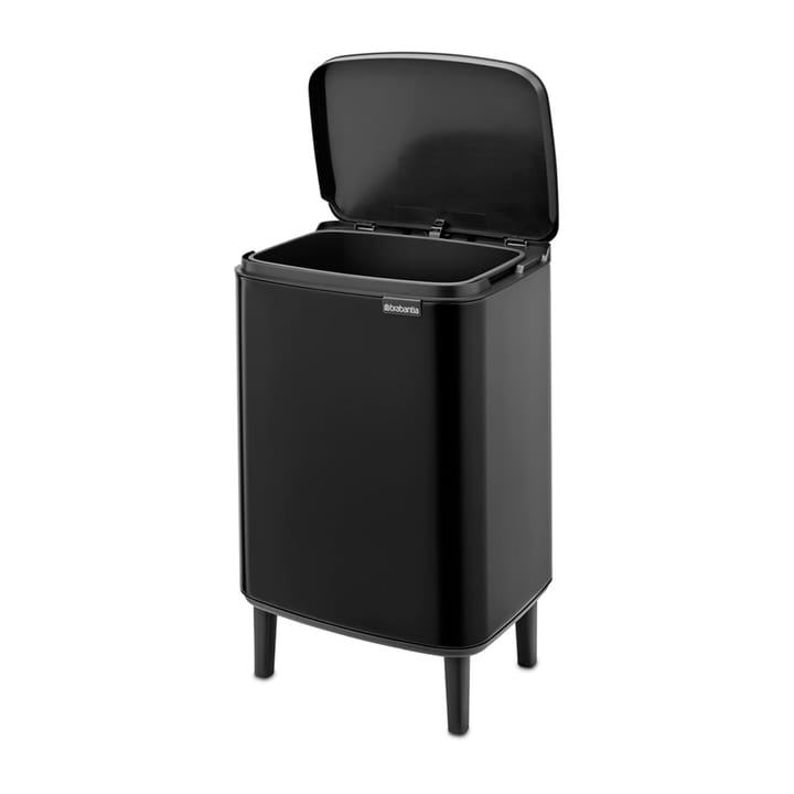 Cubo de basura Bo alto 12 L - Negro mate - Brabantia